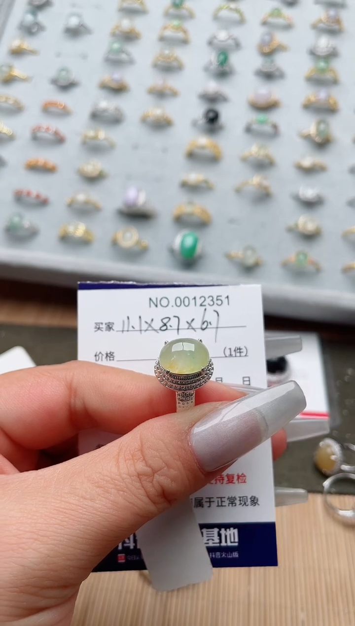 【闪购商品】翡翠戒指未镶嵌·