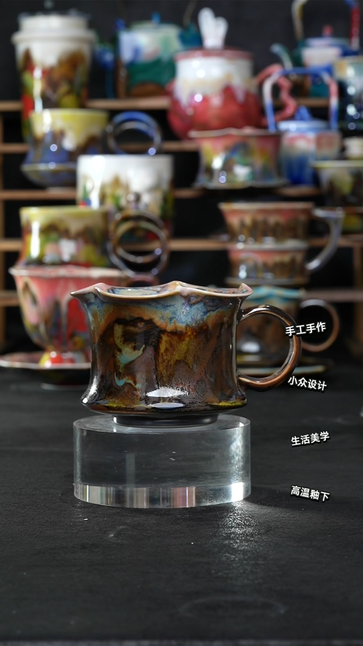 设计师款景德镇森涩手创陶瓷（食品级）844