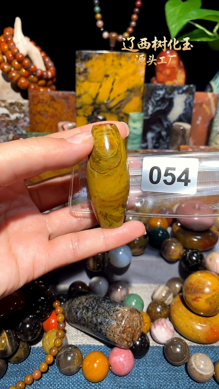 未镶嵌-硅化玉天然北票硅化玉吊坠