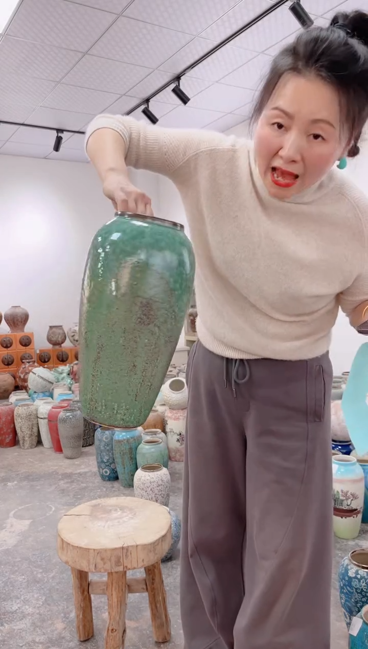 【闪购商品】瓶孤品 微瑕陶瓷花瓶 无花zd414