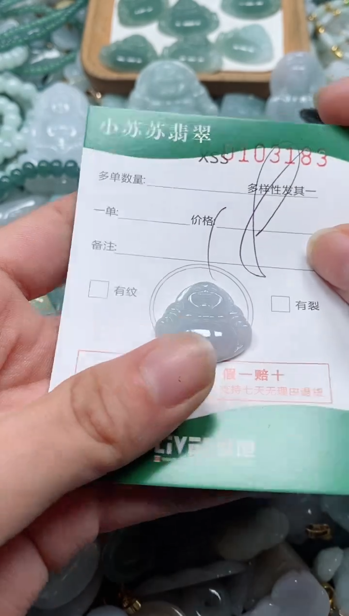 【闪购商品】翡翠颈饰未镶嵌闪购商品0103183