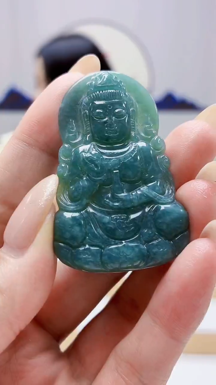 颈饰未镶嵌翡翠3495MM-jj挂件1