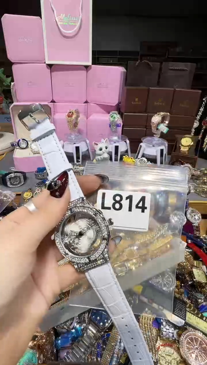 石英机芯不锈钢不锈钢直播定闪专用