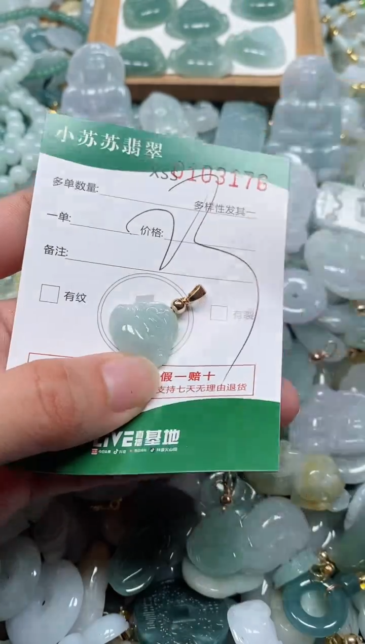 【闪购商品】翡翠颈饰未镶嵌闪购商品0103176