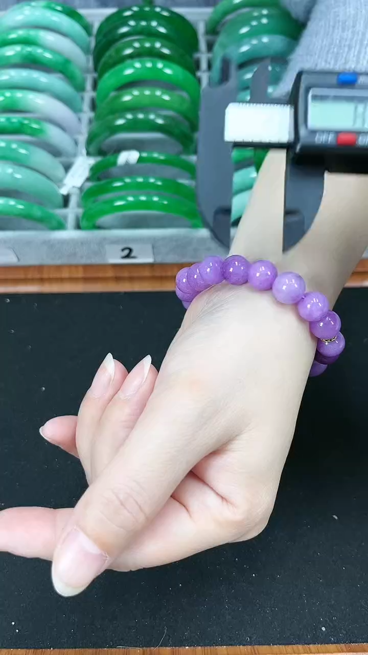 【闪购商品】翡翠手链未镶嵌s4 手串