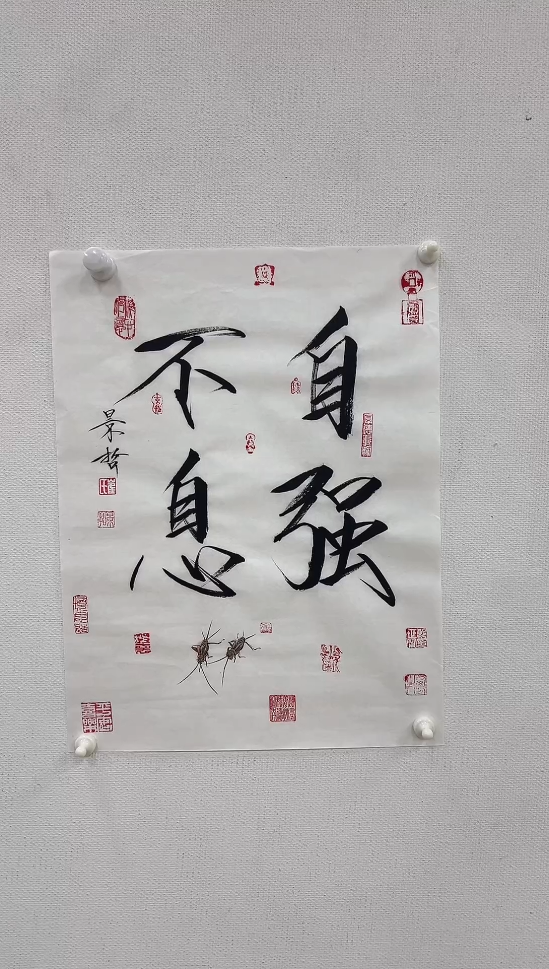 7-30-崔老师1.5平尺书法作品