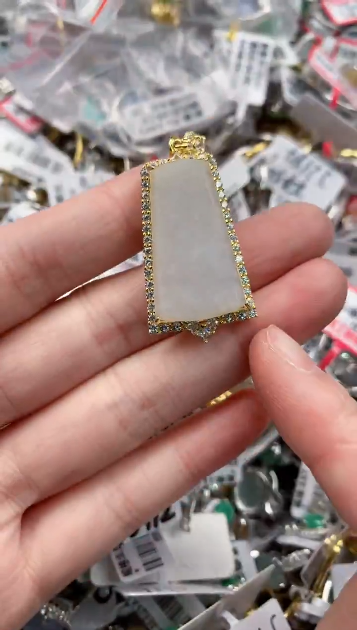 银S925镶嵌戒指翡翠19      6