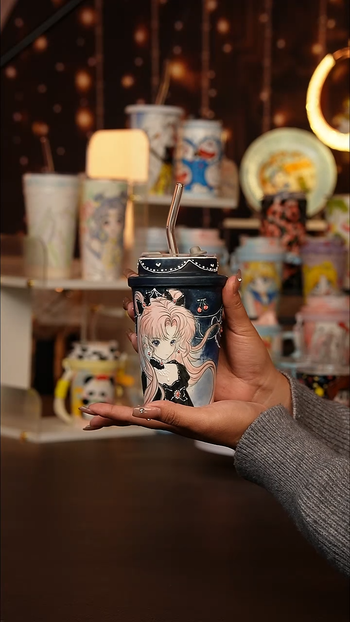 （玉泥）景德镇手工手绘文创陶瓷杯·