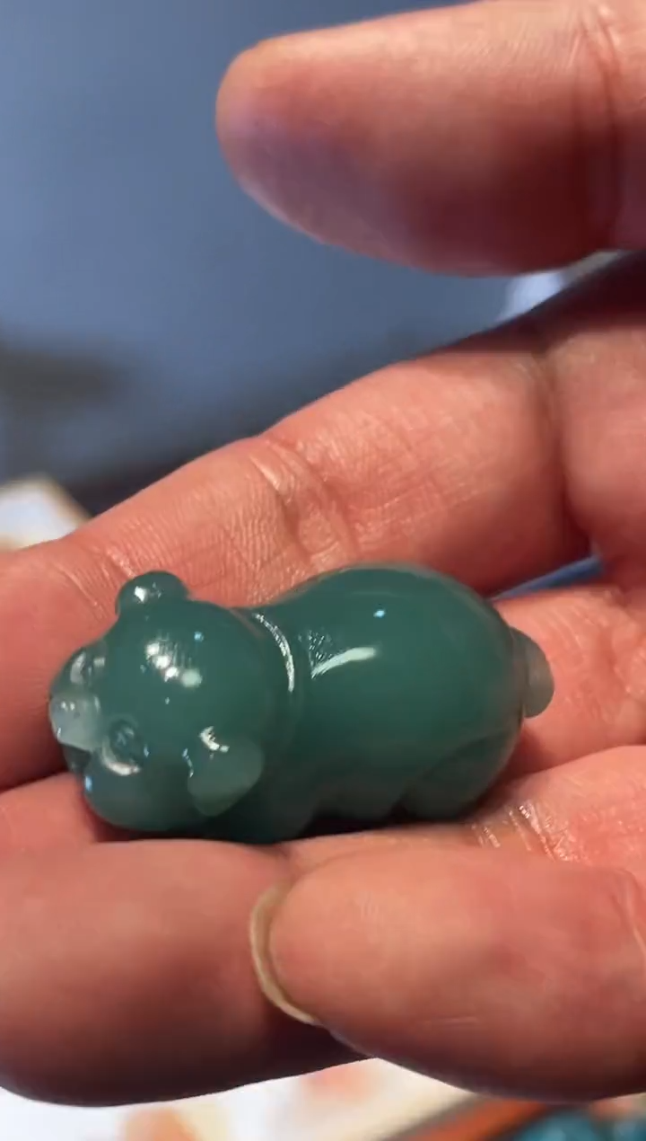 【闪购商品】雅安绿印石原印石两个0150496