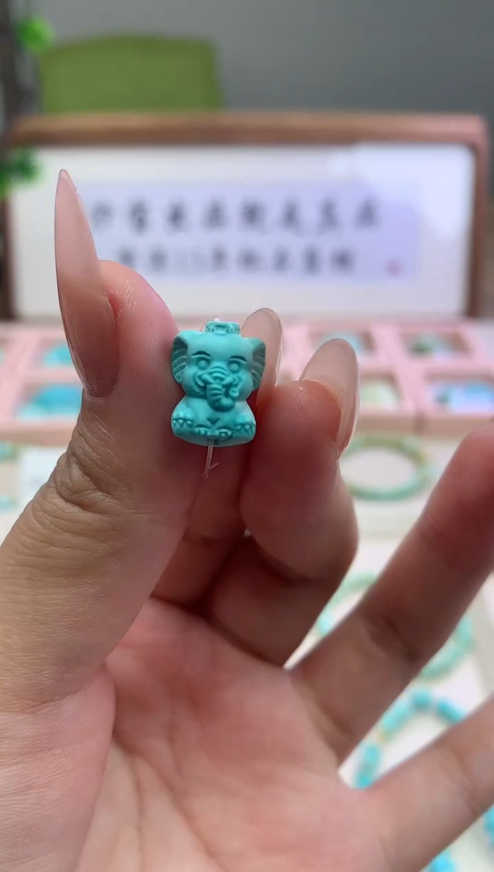 【闪购商品】绿松石雕刻未镶嵌Y122雕刻