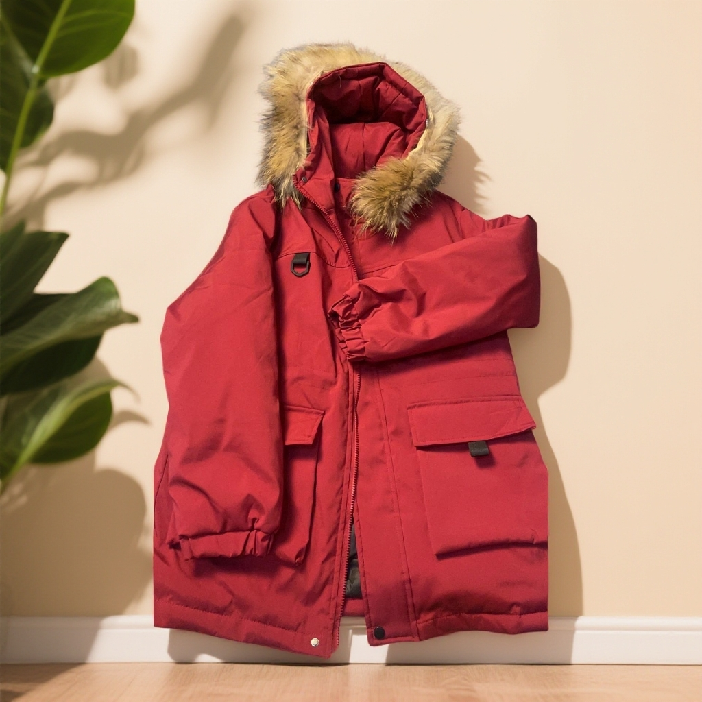 02连帽加厚工装款冬季百搭外套潮