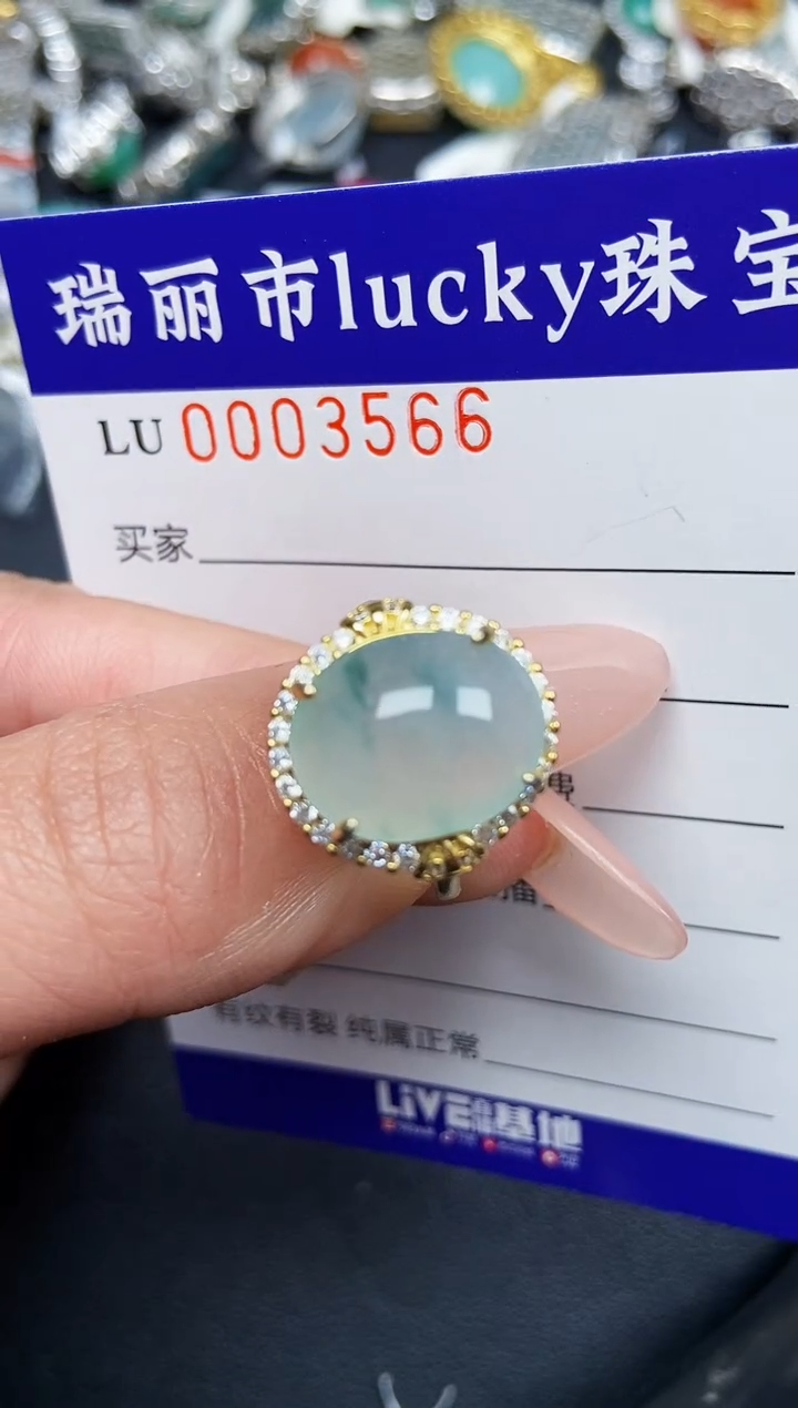 【闪购商品】翡翠颈饰银S925镶嵌3566