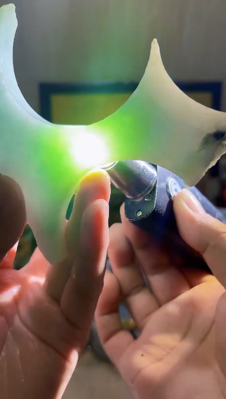 翡翠挂件未镶嵌A货常星2163