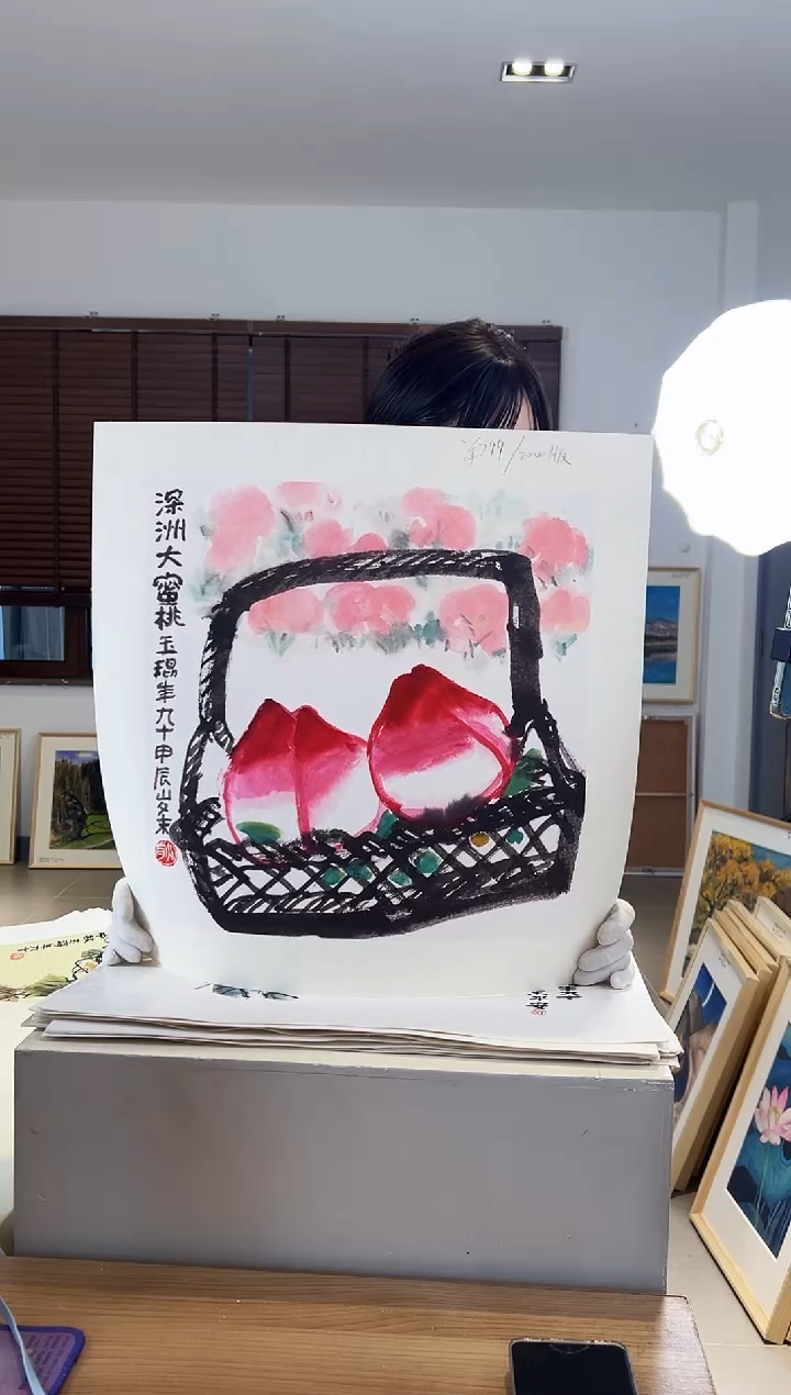 【闪购商品】版画限量亲签盖章版画S