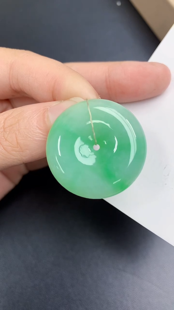 颈饰未镶嵌翡翠天然缅甸A货百元以上9元证书费自理q