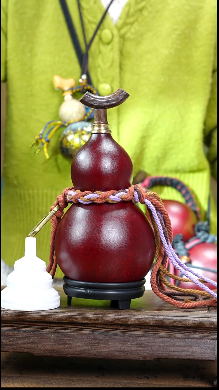 WS055纯手工大漆款酒葫芦（现货现发）