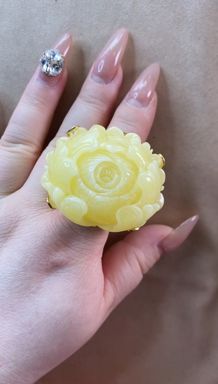 【闪购商品】琥珀未镶嵌戒指戒指