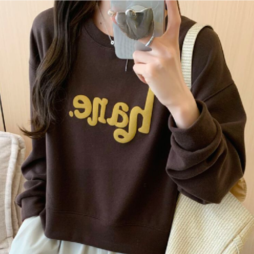 0775女装糯米绒卫衣LM（衣长52）