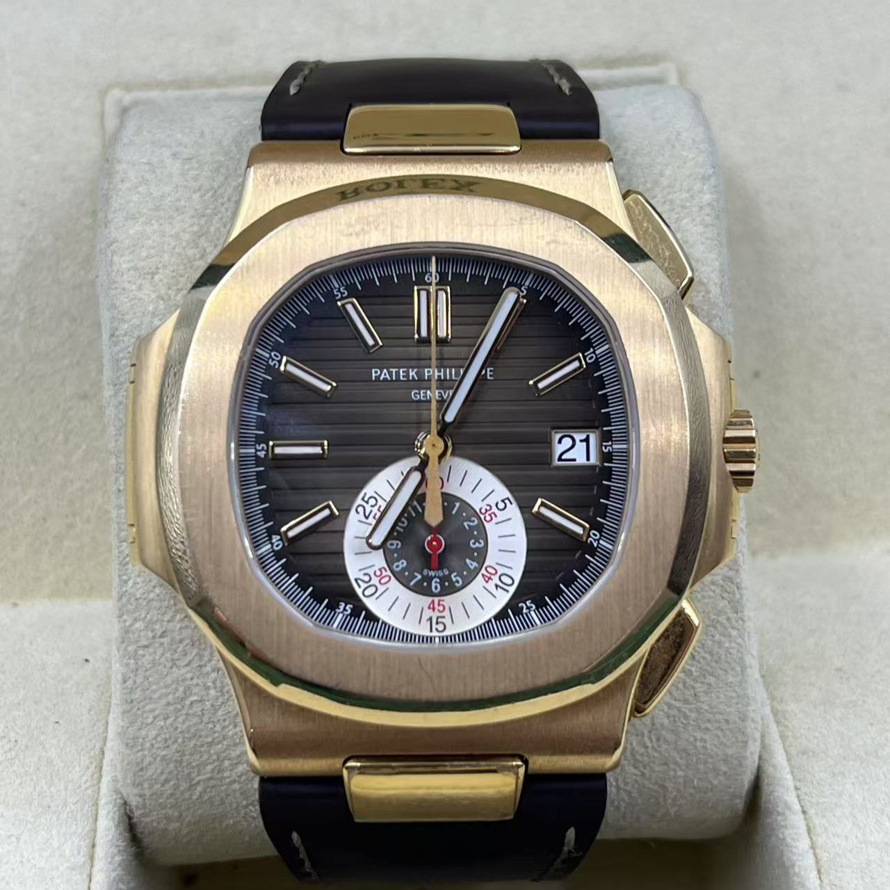 95新 Patek Philippe/百达翡丽 名表汇百达翡丽5980R/40表径/单表