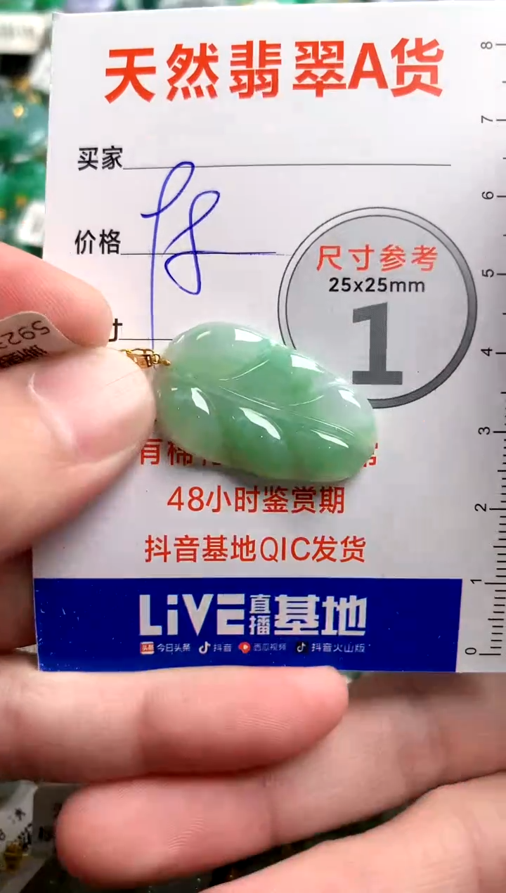 【闪购商品】翡翠颈饰18K金镶嵌13002568