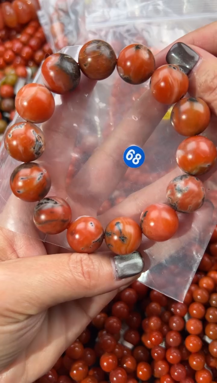 未镶嵌手串南红玛瑙16+