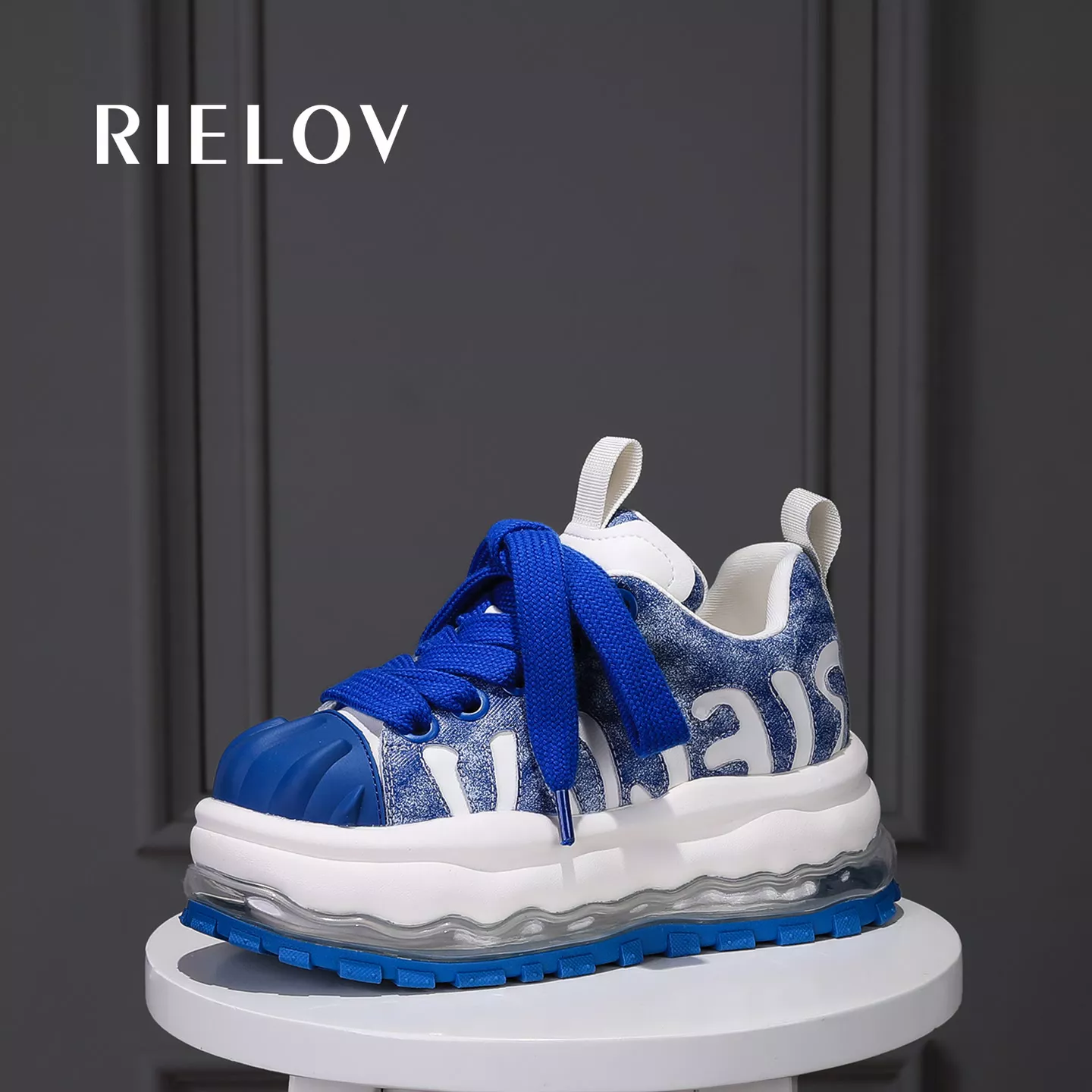 RIELOV 【兰兰】增高7cm时尚潮流百搭女士休闲鞋26806