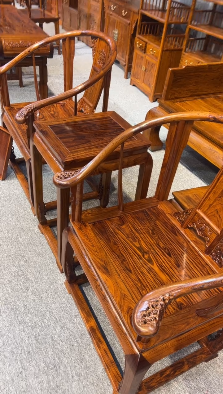 木凯*小定皇宫椅 红木家具