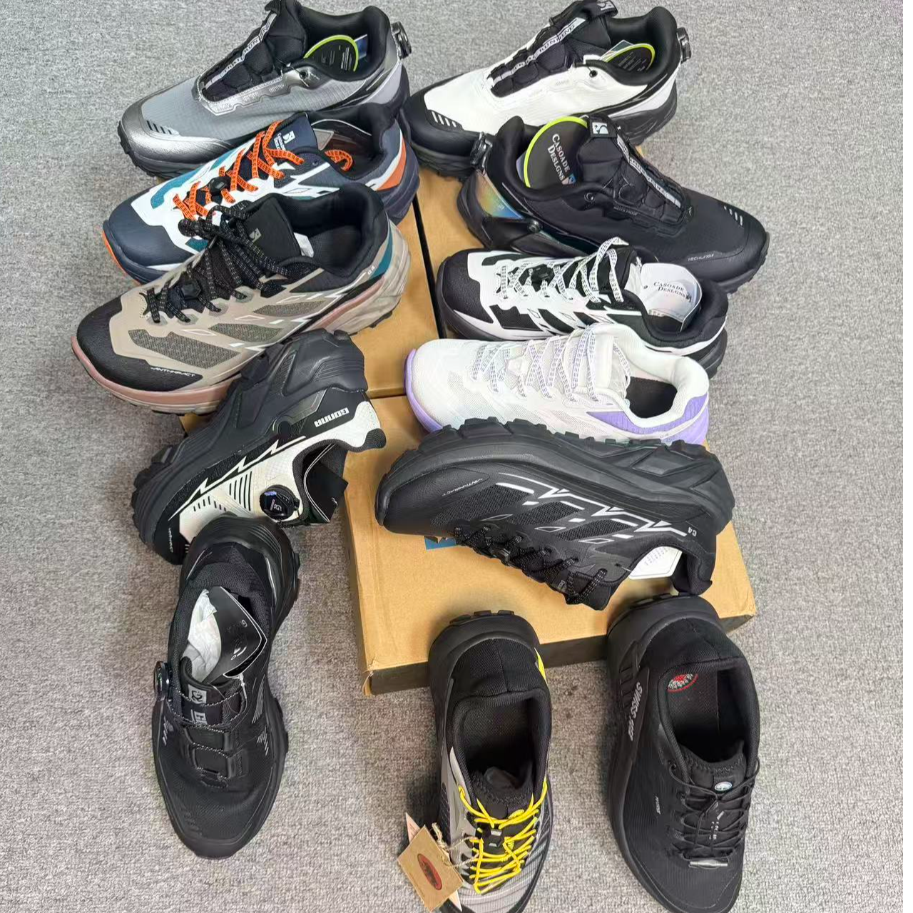 防水透气轻便网面舒适防滑越野跑鞋适合登山徒步