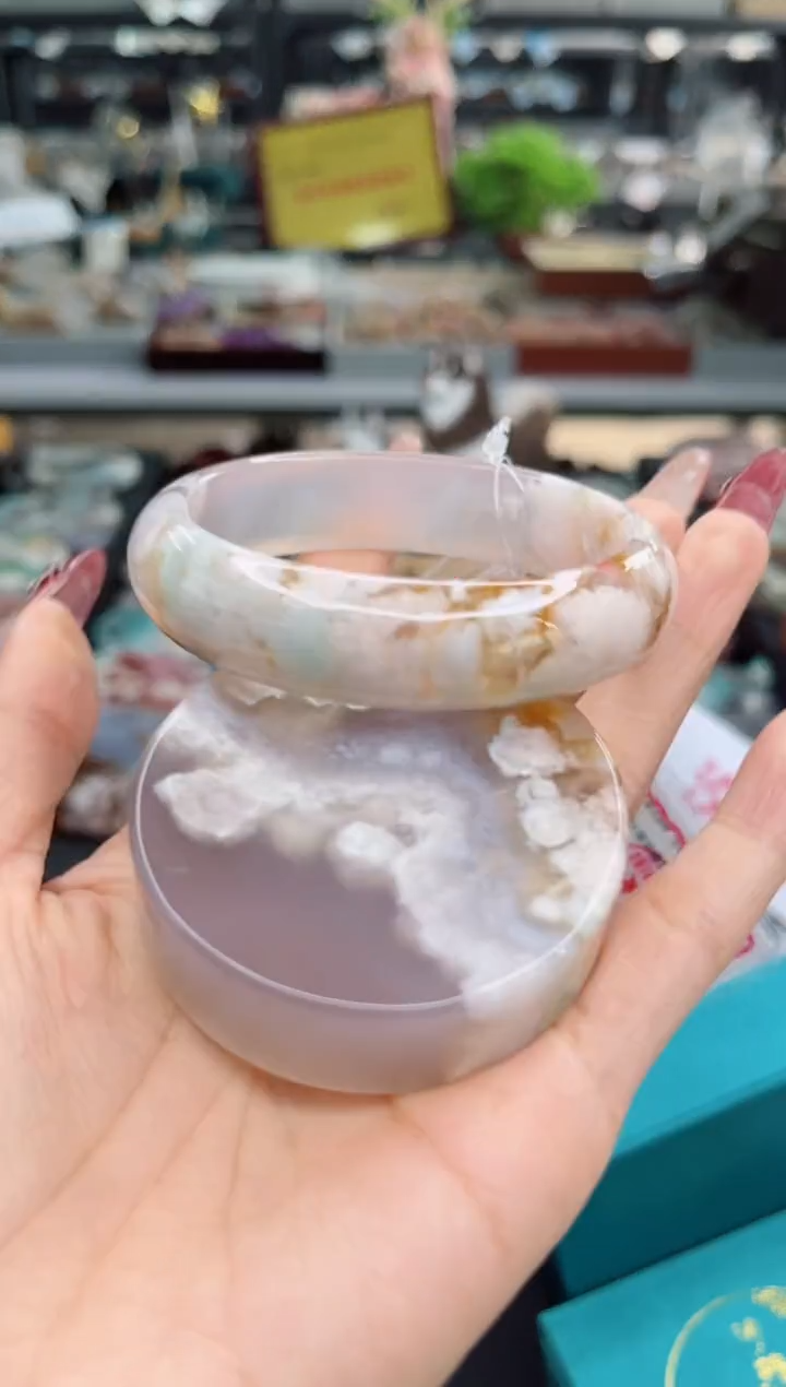 【闪购商品】石英质玉手镯未镶嵌60圈口（赠品镯心）6538012