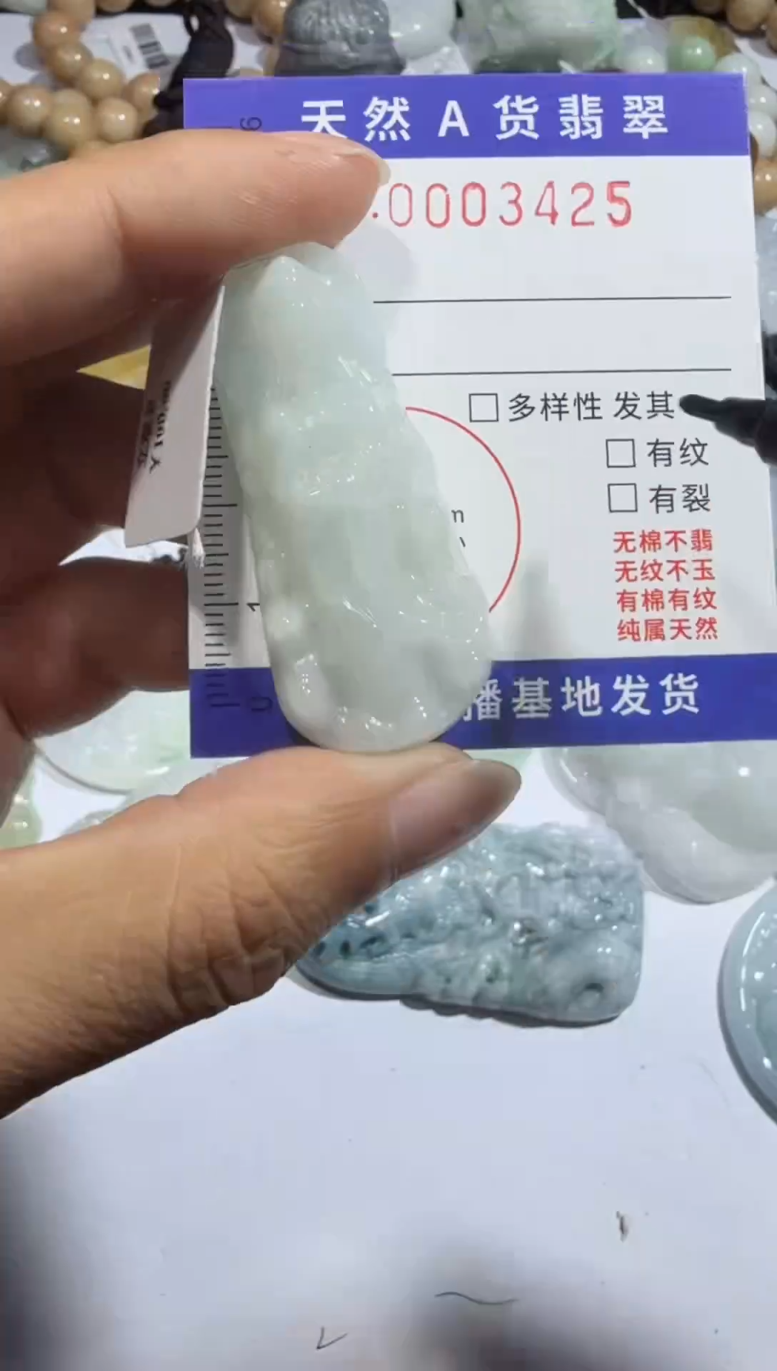 【闪购商品】翡翠颈饰未镶嵌00003425