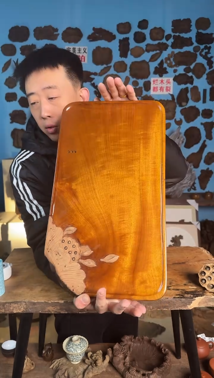 【闪购商品】木545号乌木金丝楠干泡