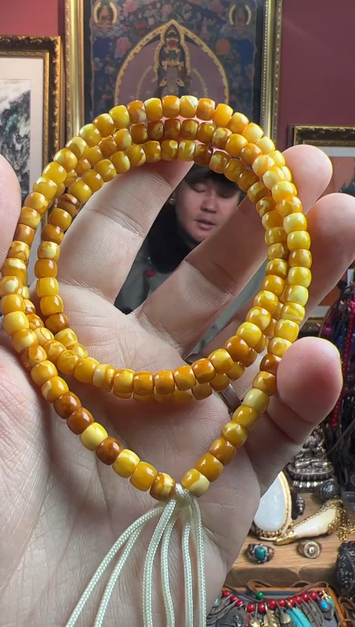 裸石蜜蜡未镶嵌空***r68号 蜜蜡脖挂套装ylp17g