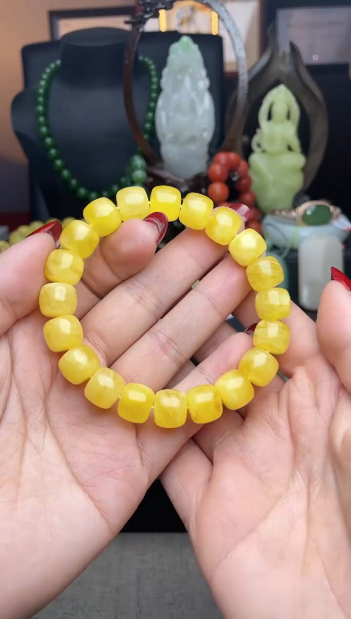 【闪购商品】琥珀手链未镶嵌手串m014