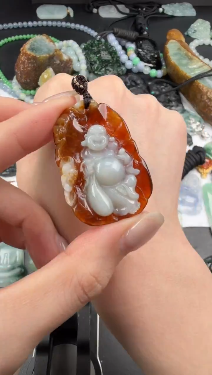 吊坠(不含链)未镶嵌翡翠翡翠饰品-253