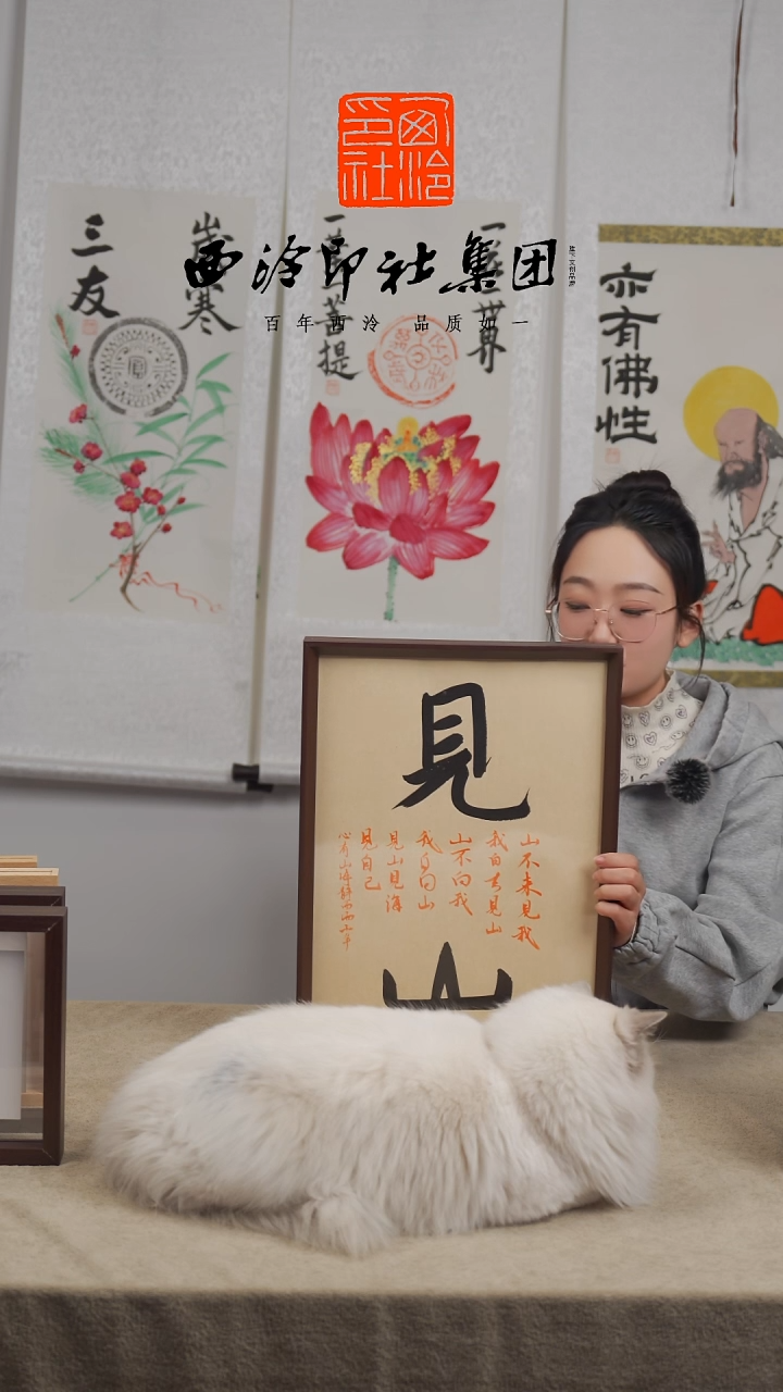 【闪购商品】国画X-A3手绘书法多样性 见山