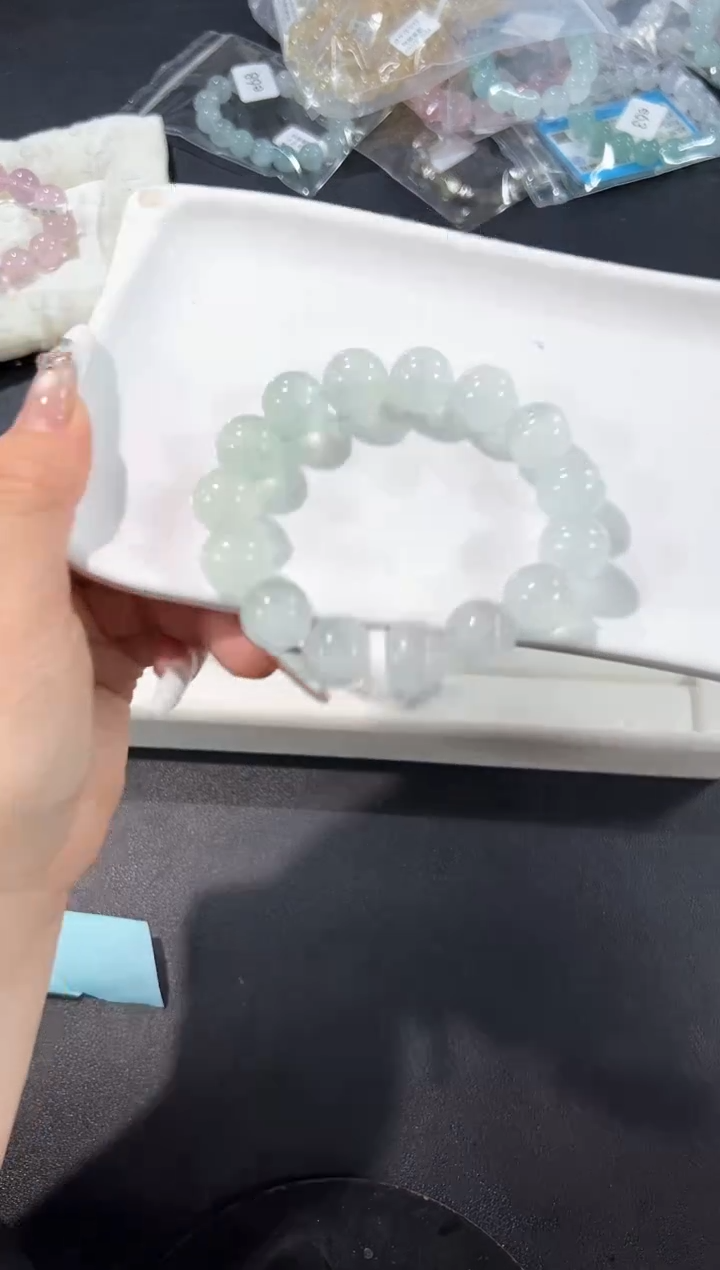 未镶嵌手链萤石71e多样性发其一【1条】默认微瑕