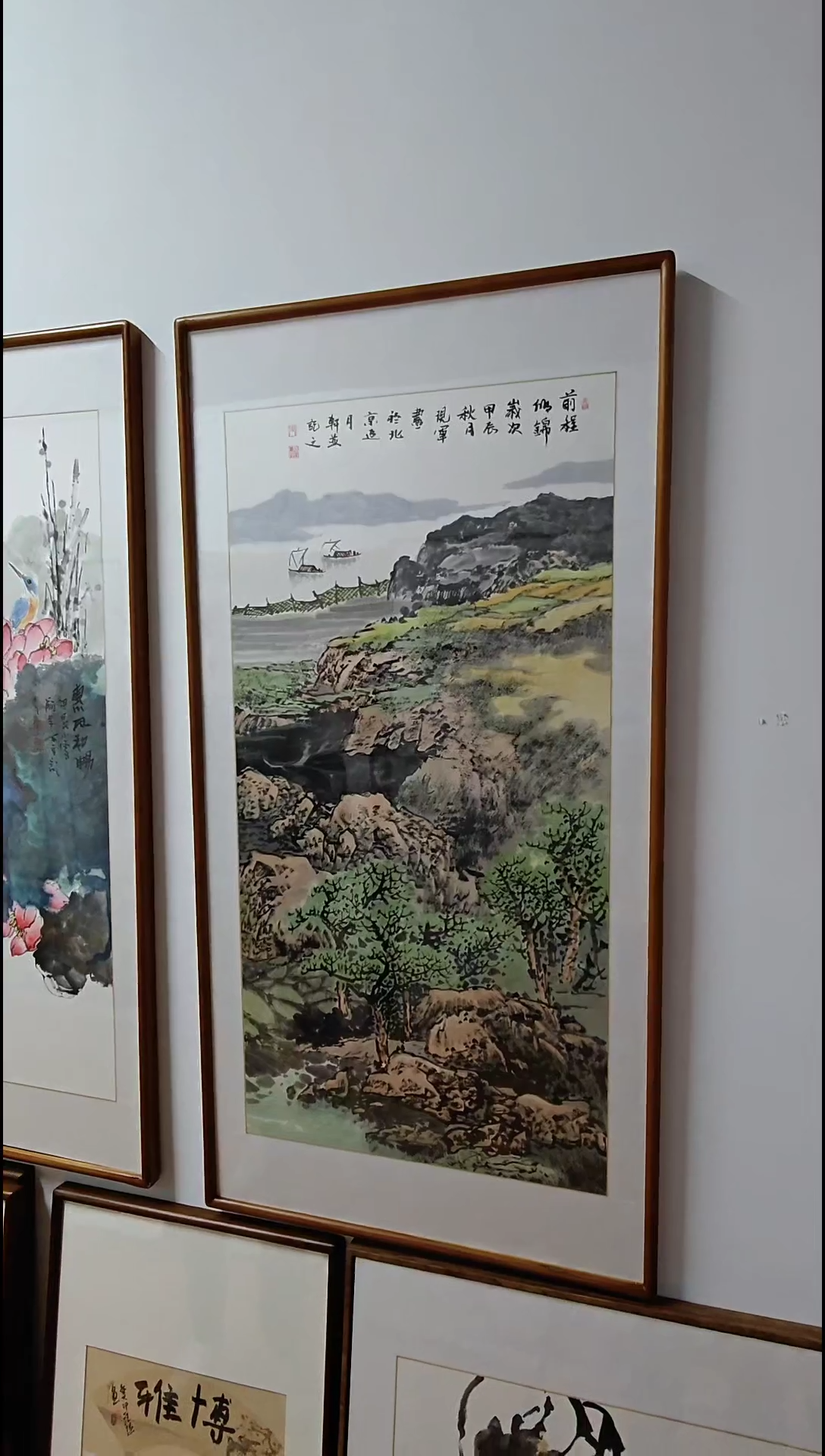 【闪购商品】国画张现军《前程似锦》含框122*62