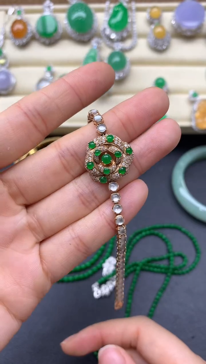 未镶嵌翡翠手链652-中国好珍宝