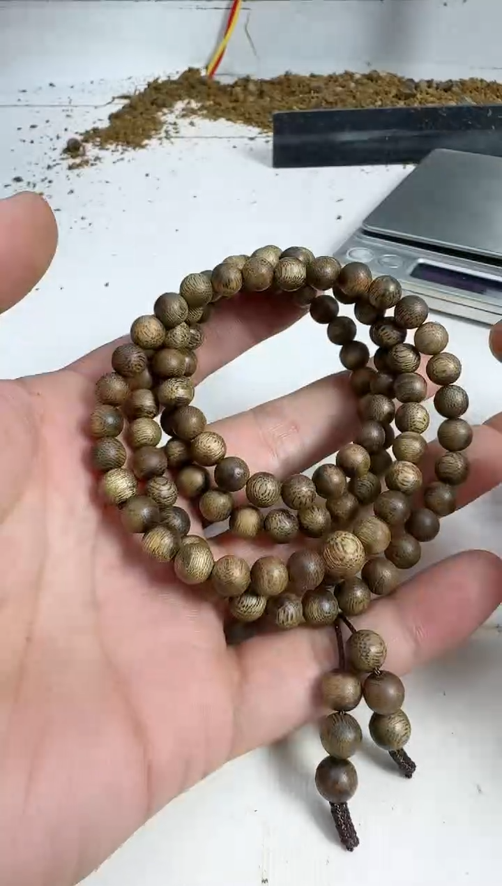 【闪购商品】沉香手串乌身0.7规格多圈16克