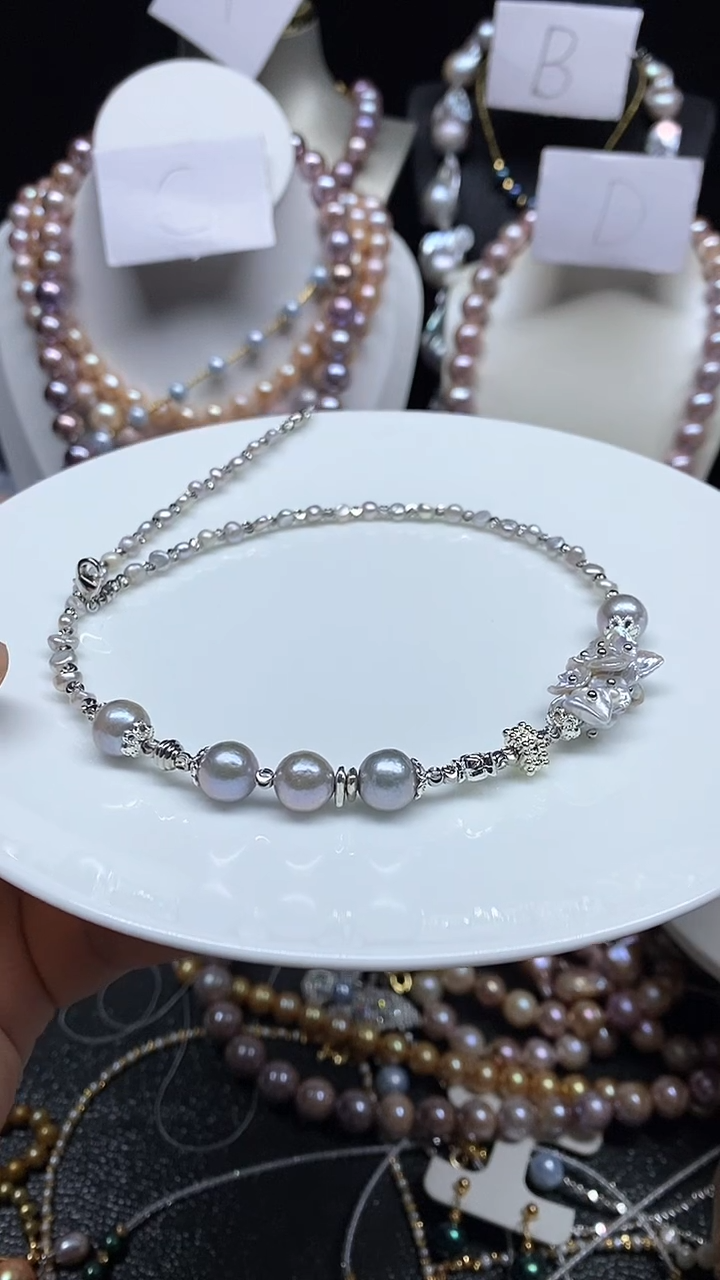 【闪购商品】淡水珍珠颈饰未镶嵌多人