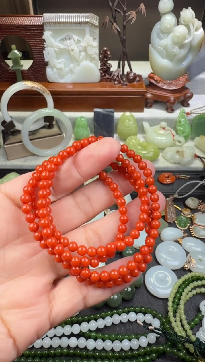 【闪购商品】未镶嵌南红玛瑙手链南红