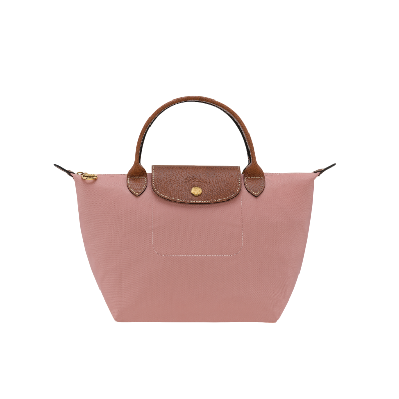 LONGCHAMP珑骧帆布包饺子包手提包小号茶粉色L1621089P96珑骧包