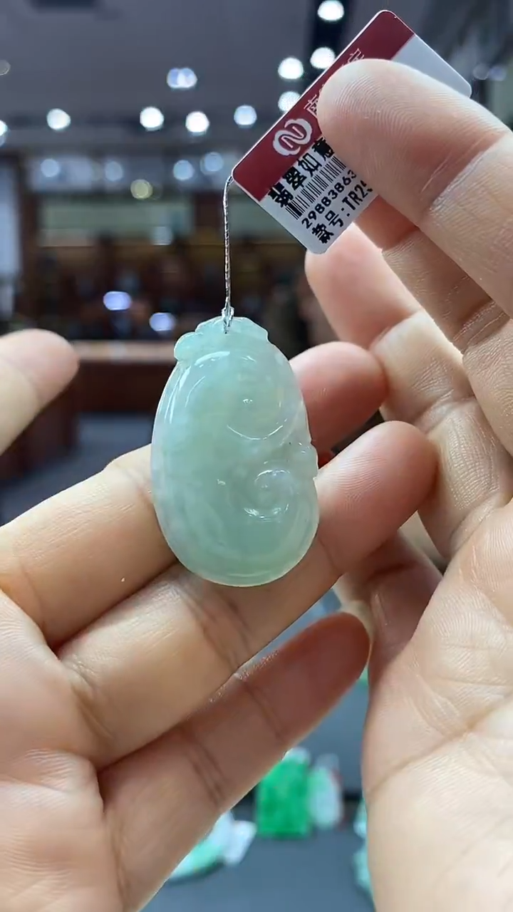 颈饰未镶嵌翡翠如意