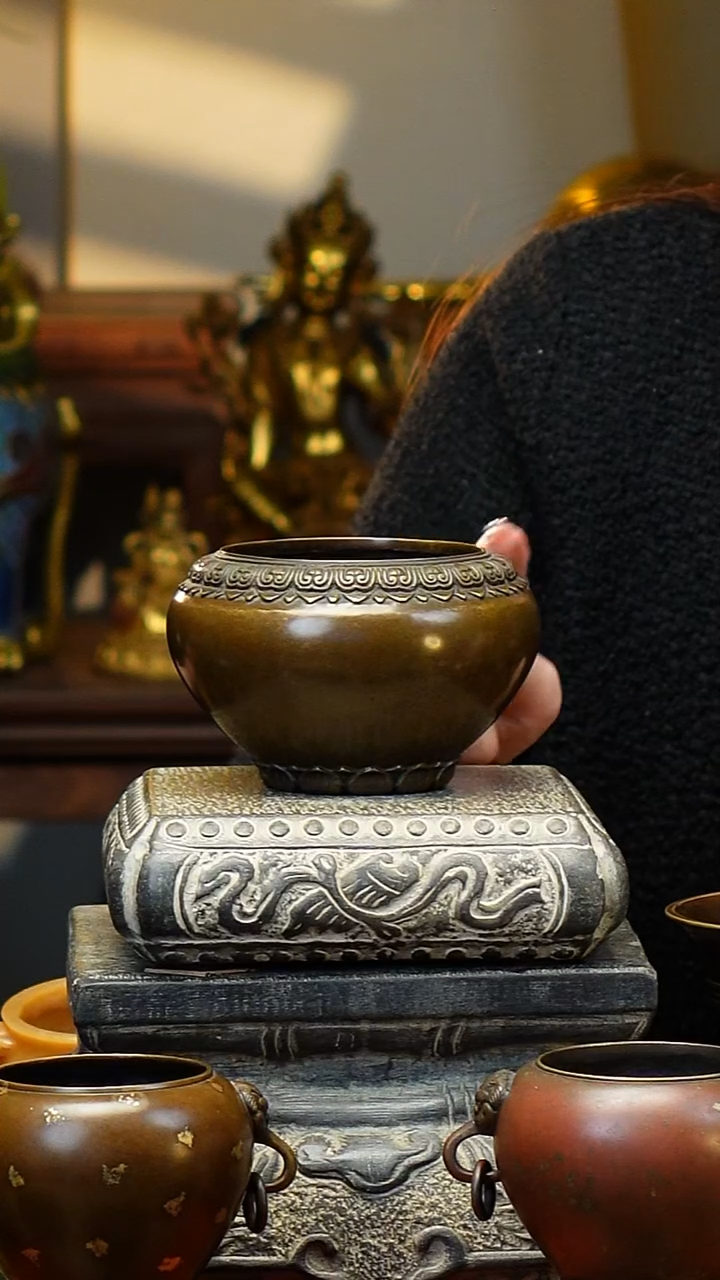 炉天下小号莲花钵盂