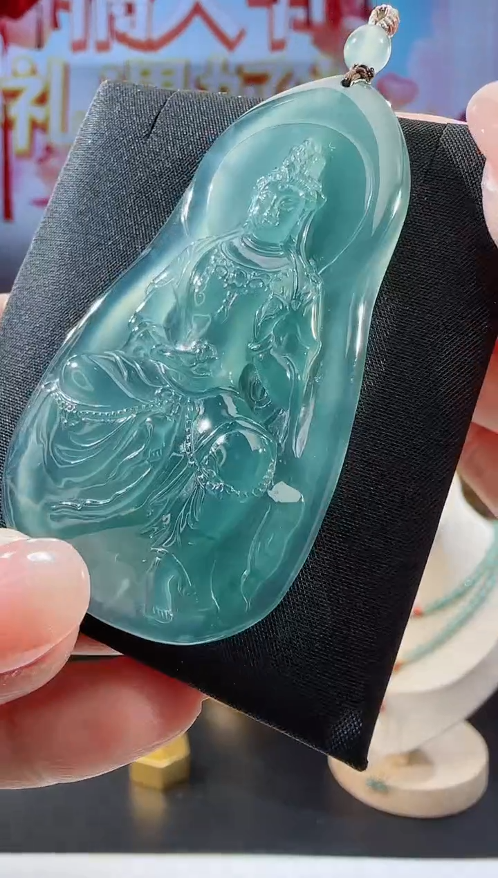 【闪购商品】翡翠吊坠(不含链)未镶嵌观音