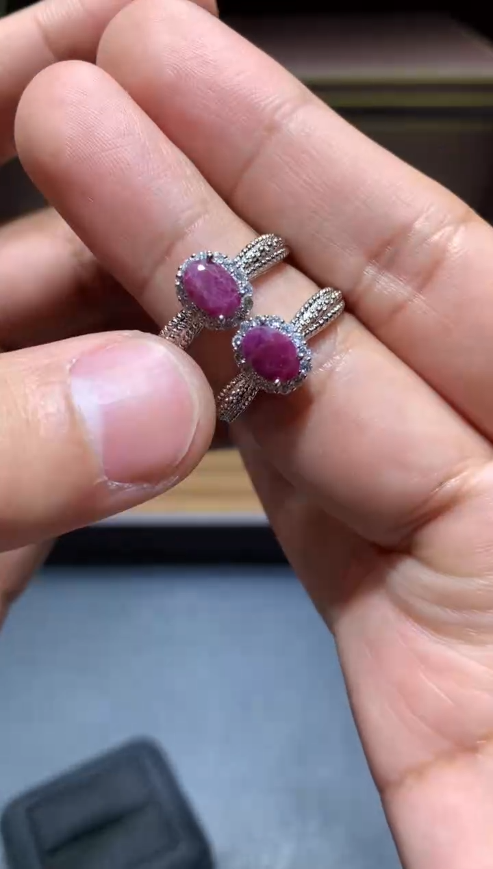 【闪购商品】红宝石戒指未镶嵌Y88【多样性发其一】