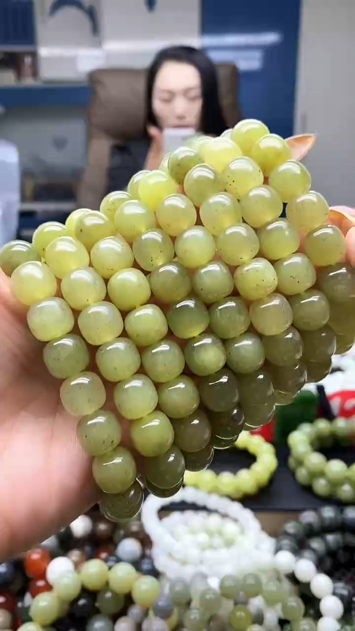 未镶嵌手串和田玉老型黄口青花12多样性发货拍一发一