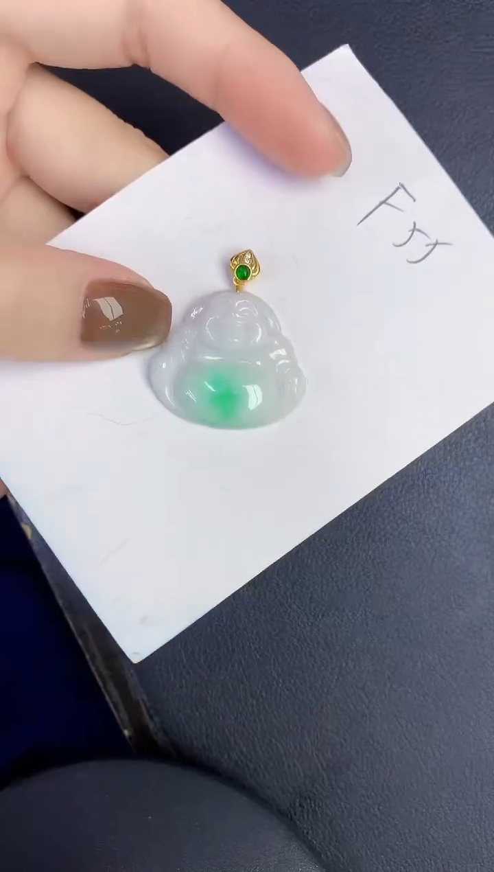 颈饰未镶嵌翡翠缅甸天然翡翠A货