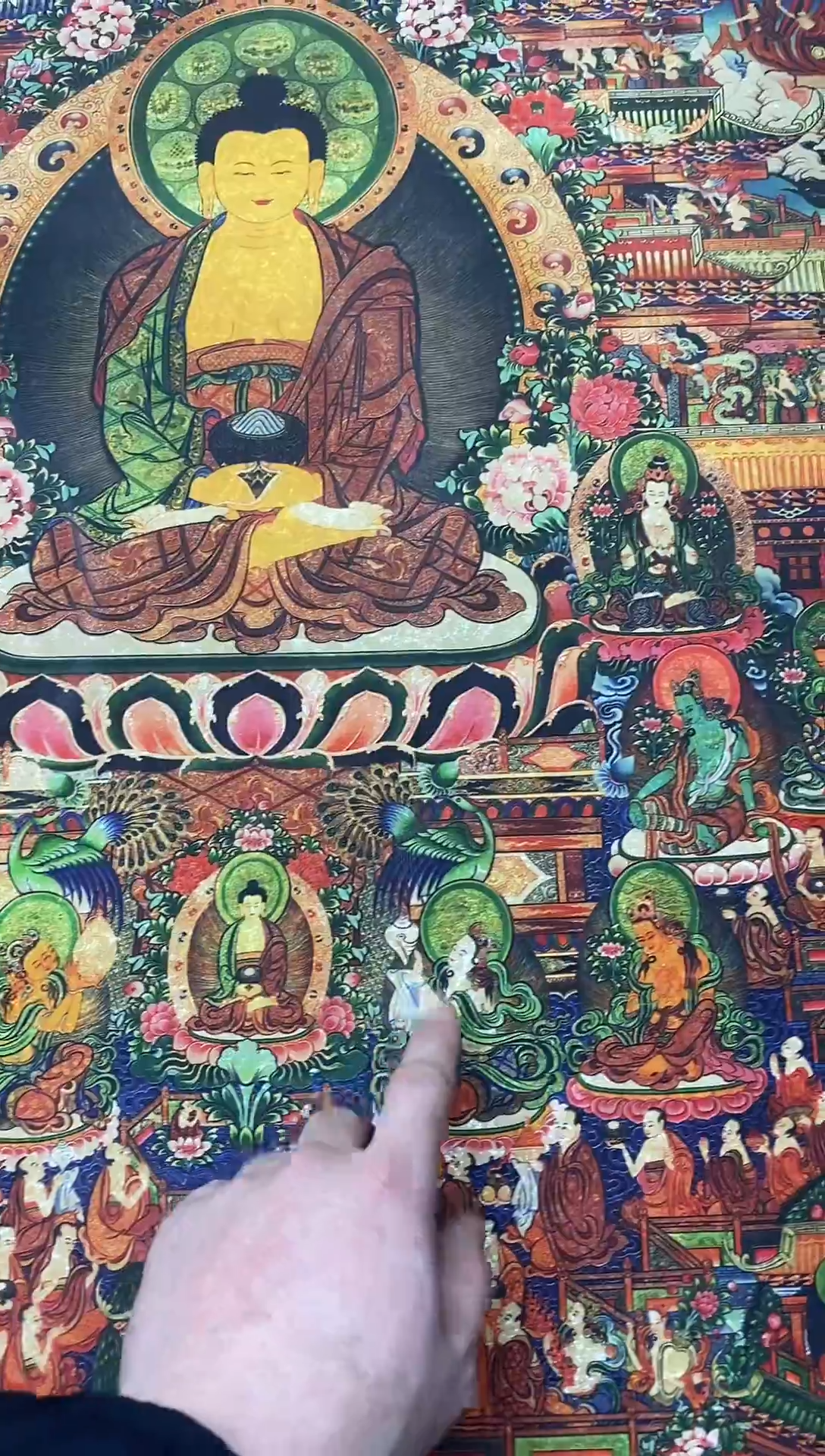 卷轴画卷轴画精品挂饰 唐卡tk16091