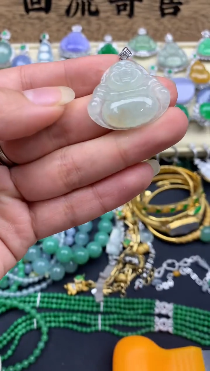 【闪购商品】翡翠颈饰18K金镶嵌368-中国好珍宝